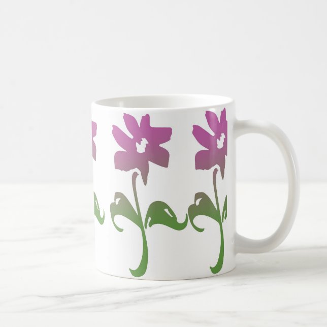 Mug Musique rose et verte (Droite)