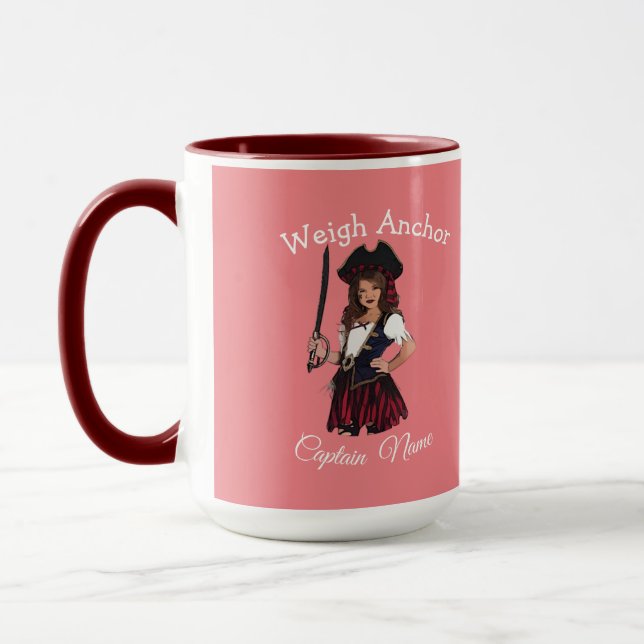 Mug Musique rose Pirate (Gauche)