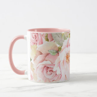 Mug Musique rose Roses
