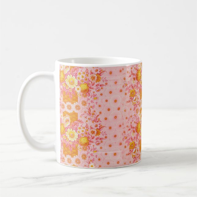 Mug Musique rose vintage (Gauche)