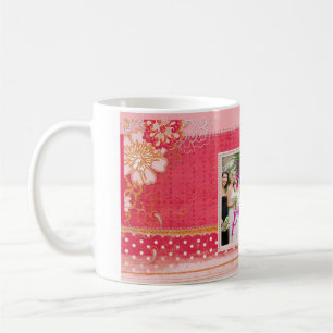 Mug Musique rouge et rose