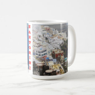 Mug Musique Santorini sur l'île de Grèce