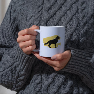 Mug Musique Silhouette Shephard allemande