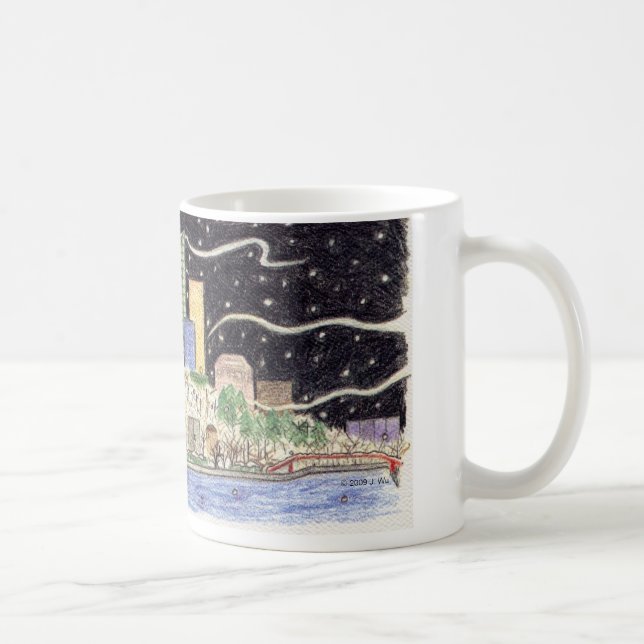 Mug Musique Snowy Skyline (Droite)