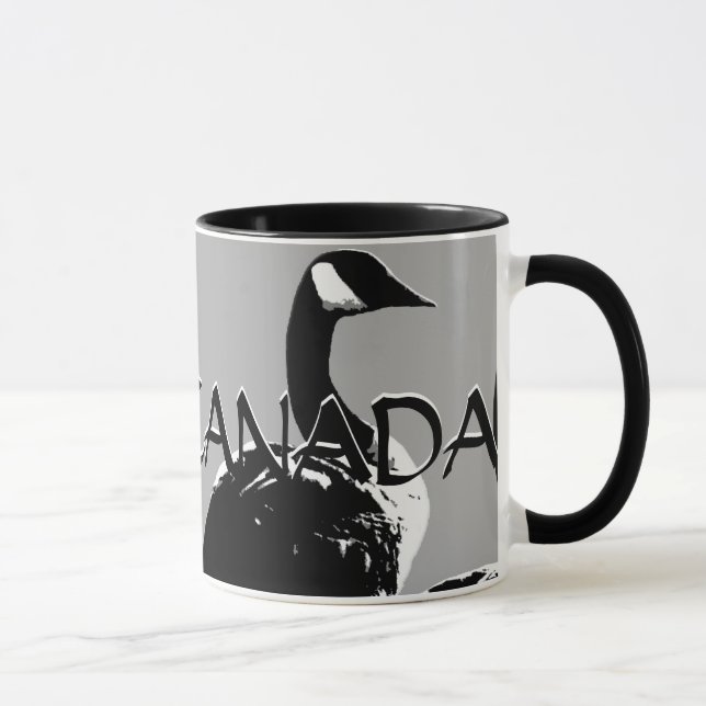 Mug Musique Souvenir du Canada Coupe canadienne d'oies (Droite)