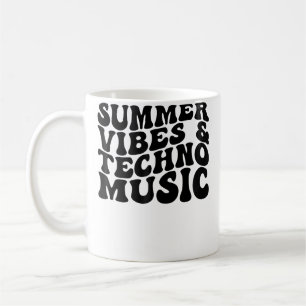 Mug Musique Techno d'été Vibes EDM Rave Plage