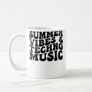 Mug Musique Techno d'été Vibes EDM Rave Plage