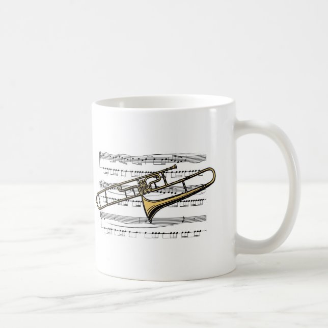 Mug Musique Trombone 14 B (Droite)