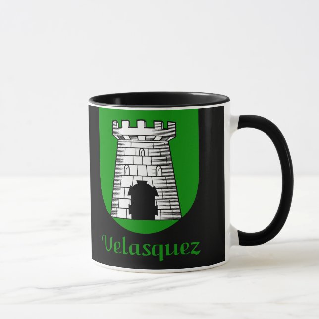 Mug Musique Velasquez Family Shield (Droite)