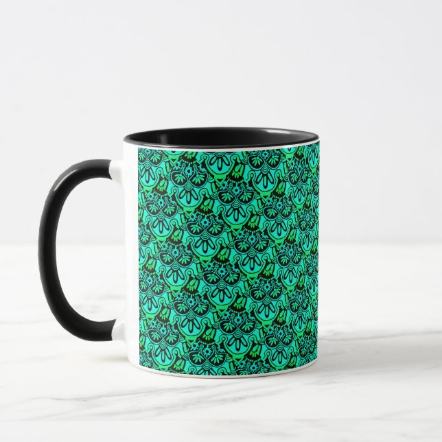 Mug Musique verte et noire (Gauche)