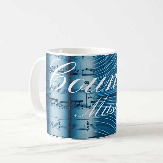 Mug Musique vintage (Devant gauche)