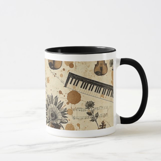 Mug Musique Vintage (Droite)