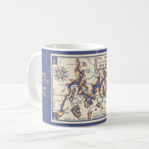 Mug Musique vintage de la côte du Maine