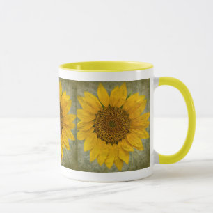 Mug Musique vintage de tournesol