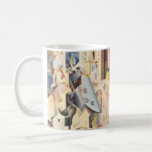 Mug Musique Vintage, Jazz Art Déco, Rhapsody en Bleu