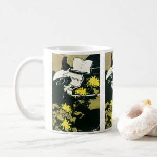 Mug Musique vintage, Miss Traumerei jouant du piano, R
