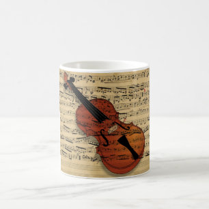 Mug Musique Vintage violon
