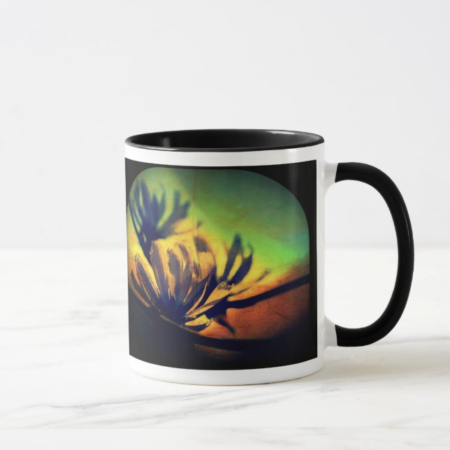 Mug Musique vue coucher de soleil floral (Droite)