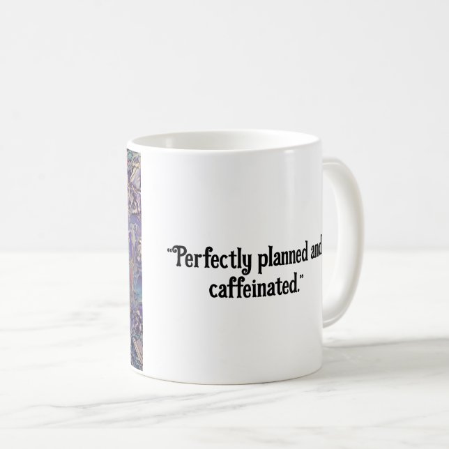 Mug Musique Zodiac Virgo organisée (Devant droit)
