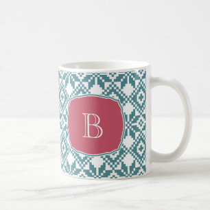Mug Musiques cadeaux de Noël Monogramme personnalisé