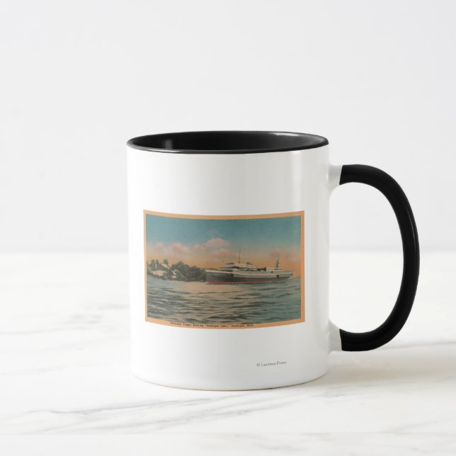 Mug Muskegon, MI - Vue de Milwaukee Clipper (Droite)