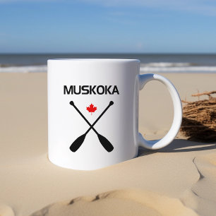 Mug Muskoka Canada Traversé Ports à pédales Feuille d'