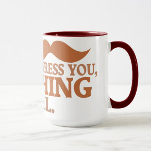 Mug Mustache impressionnante - choisir style, couleur