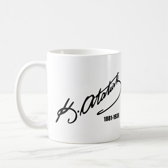 Mug Mustafa Kemal Ataturk (Gauche)