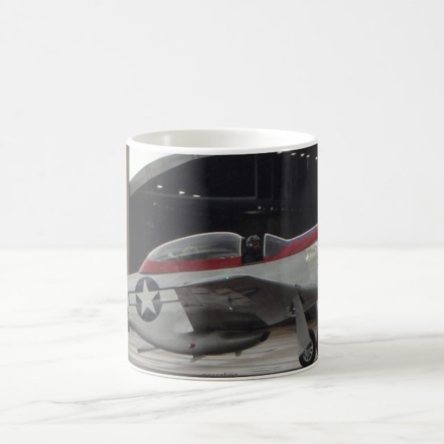 Mug Mustang du dos en forme de losange P-51 (Centre)
