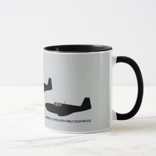 Mug Mustang P-51 nord-américain de la deuxième guerr