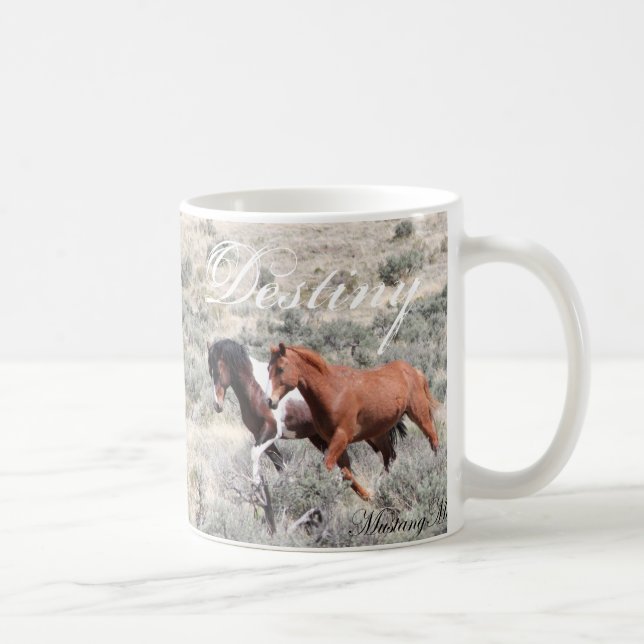 Mug Mustang sauvage Mug~ "destin " (Droite)