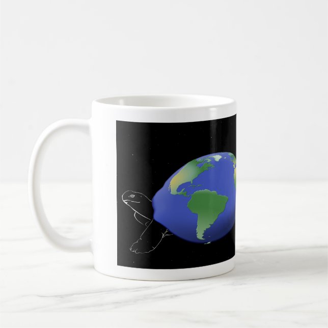 Mug muth de la tortue du monde (Gauche)