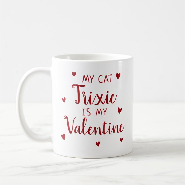 Mug My Cat est mon animal de compagnie d'écriture roug (Gauche)