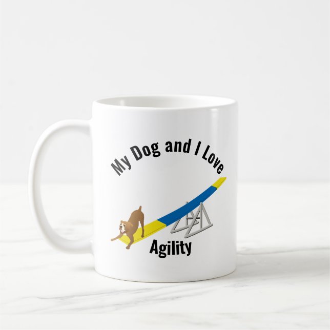 Mug My Dog and I Love Agility Boxer (Gauche)