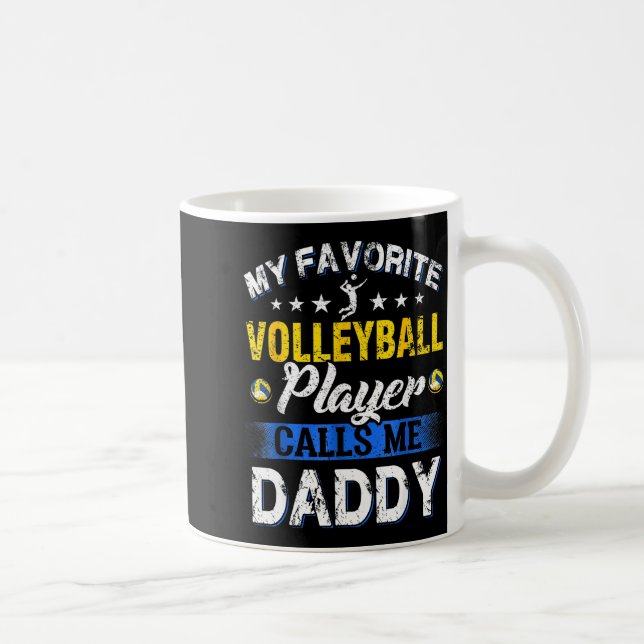 Mug My Favorite Volleyball Player Calls Me Daddy  (Droite)