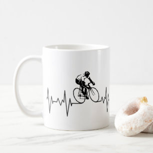 Mug My Heart Beats For Cycling.