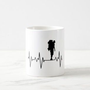 Mug My Heart Beats for Randonnée, Trekking and Travel