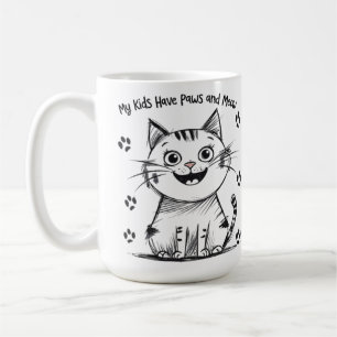 Mug My Kids Have Paws and Meow - Drôle design Amoureux