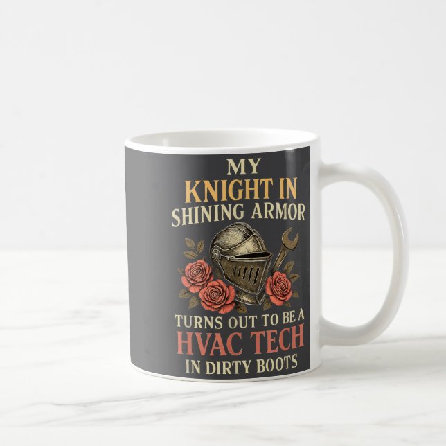 Mug My Knight In Shining Funny Hvac Tech Wife Women Gi (Droite)