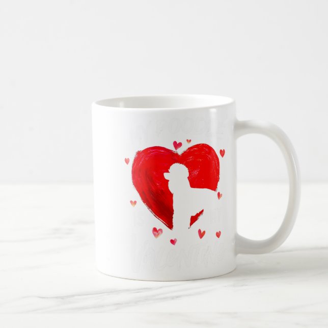 Mug My Odle Is My Valentine Hearts Odle Dog Valent  (Droite)