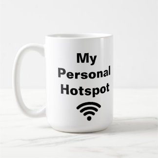 Mug My Personal Hotspot - Citations de café amusantes 