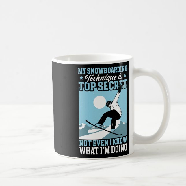 Mug My Snowboard Technique Funny Snowboard (Droite)