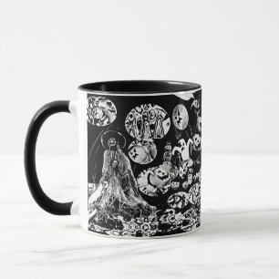 Mug My super haloween (Black and White Art)