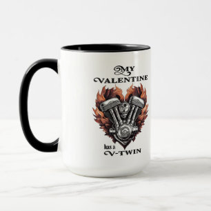 Mug My Valentine has a V-Twin