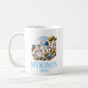 Mug Mykonos Grèce Vintage voyage de l'île grecque