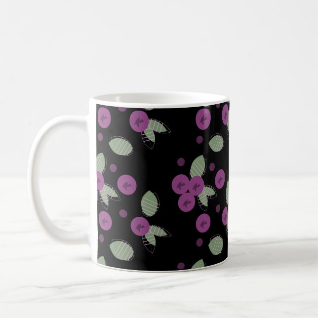 Mug Myrtilles Confetti Fruits et Points     (Gauche)
