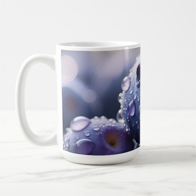 Mug Myrtilles fraîches de près (Gauche)