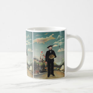 Mug Myself Portrait Paysage 1890, Henri Rousseau