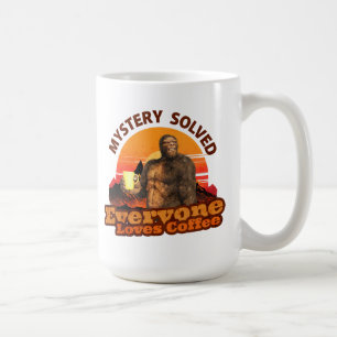 Mug Mystère résolu Tout le monde aime le café Bigfoot