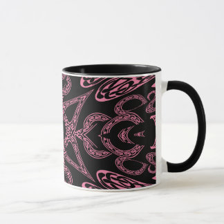Mug Mystère rose monogramme gothique K